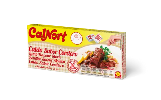 CALDO SABOR CORDERO CALNORT 12 PASTILLAS