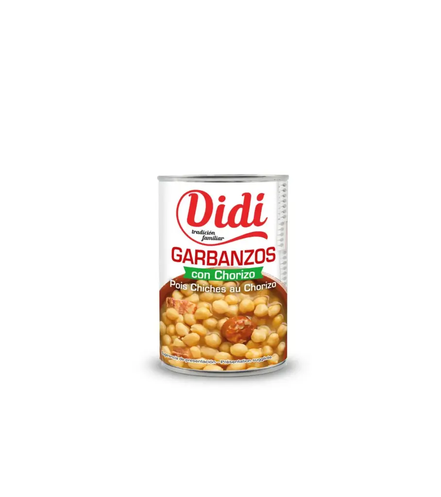GARBANZOS CON CHORIZO DIDI 415 GR