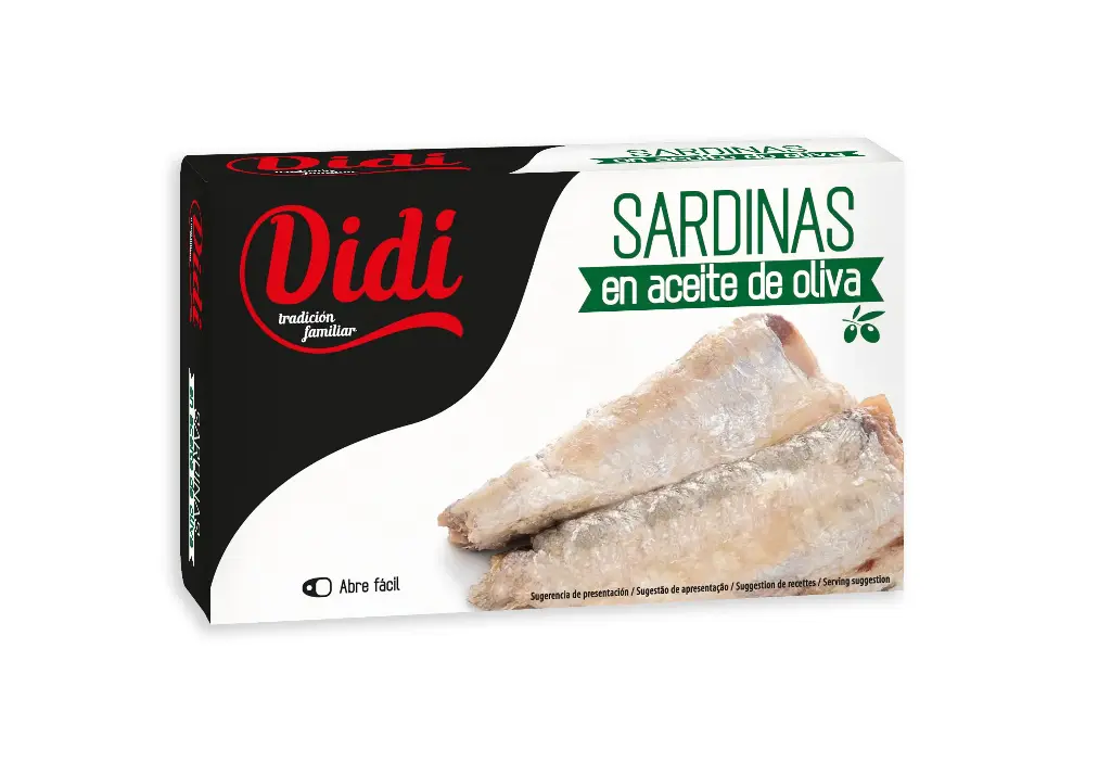 SARDINAS ACEITE OLIVA 115GR DIDI