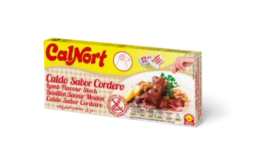 [173126] CALDO SABOR CORDERO CALNORT 12 PASTILLAS