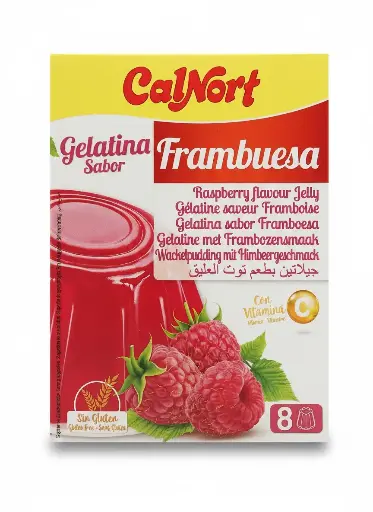 [100253] GELATINA DE FRAMBUESA CALNORT 2x85 GR