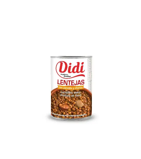 [117087] LENTEJAS CON CHORIZO DIDI 415 GR.